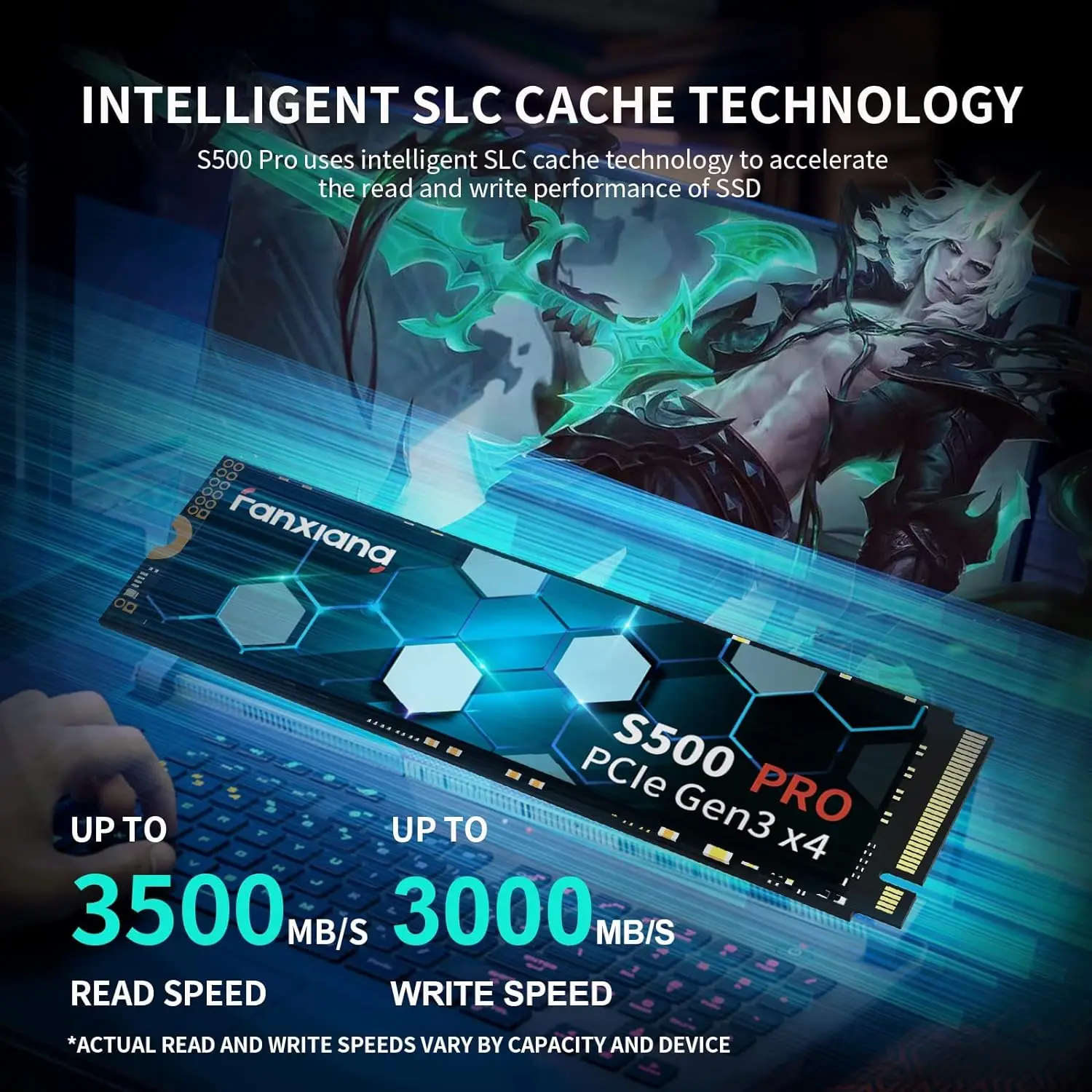 M.2 NVMe SSD PCIe 3.0 – Up to 3500MB/s 256GB 512GB 1TB 2TB - Image 2