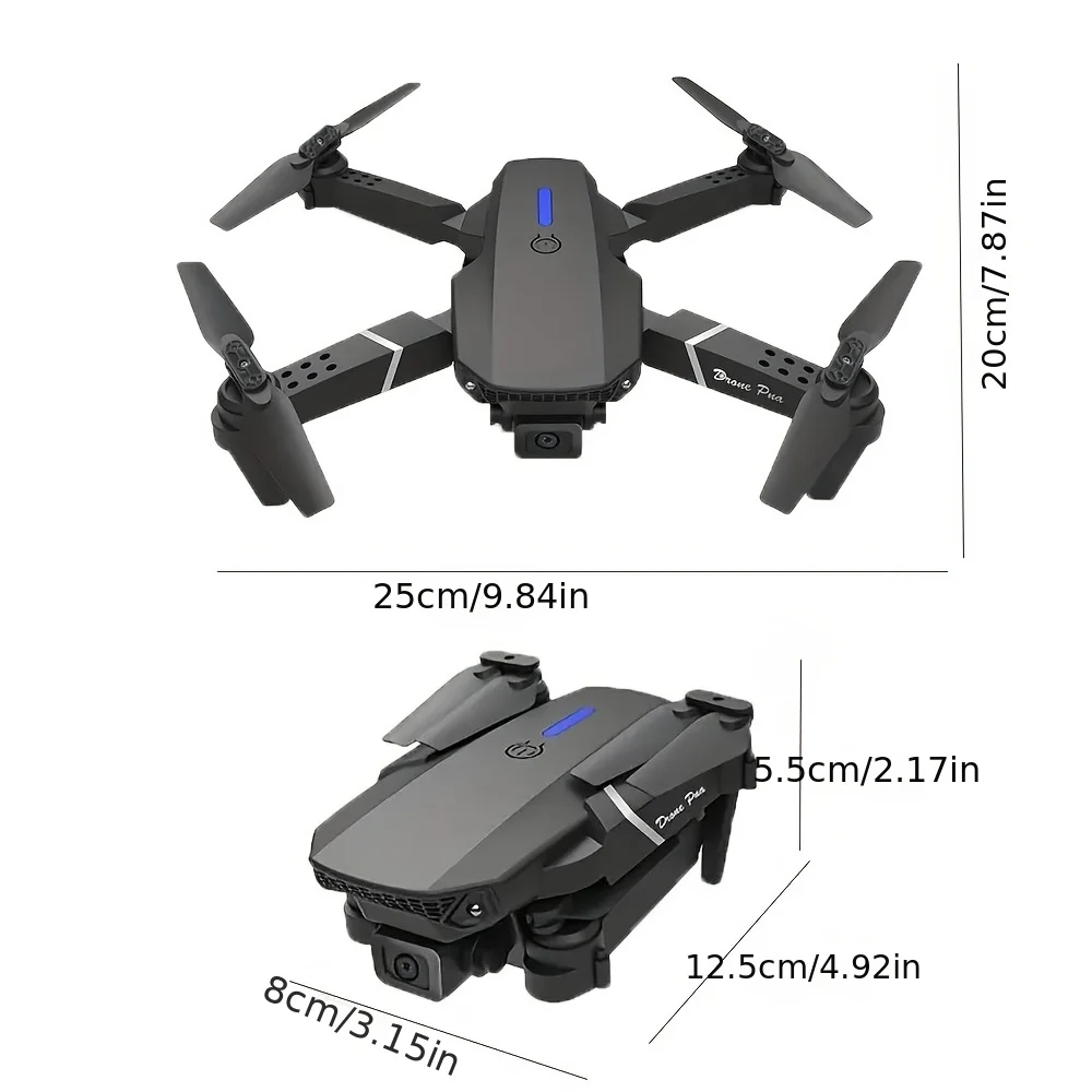 Foldable HD Camera Drone with WiFi FPV – E88Pro 4K - Image 2