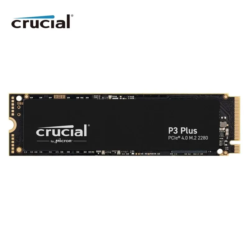 Crucial P3 Plus NVMe M.2 SSD - 500GB/1TB/2TB, 5000MB/s