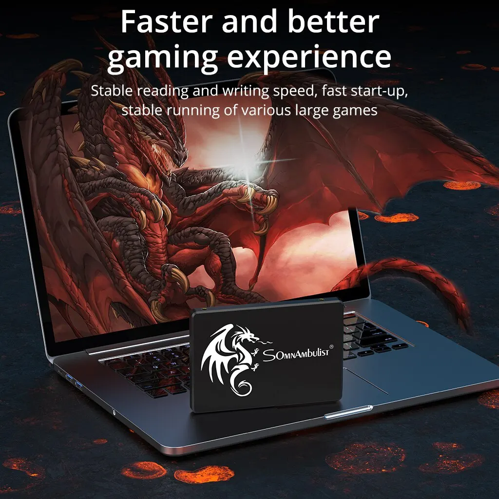 SomnAmbulist SATA3 SSD - 120GB to 2TB Internal Solid State Drive - Image 4