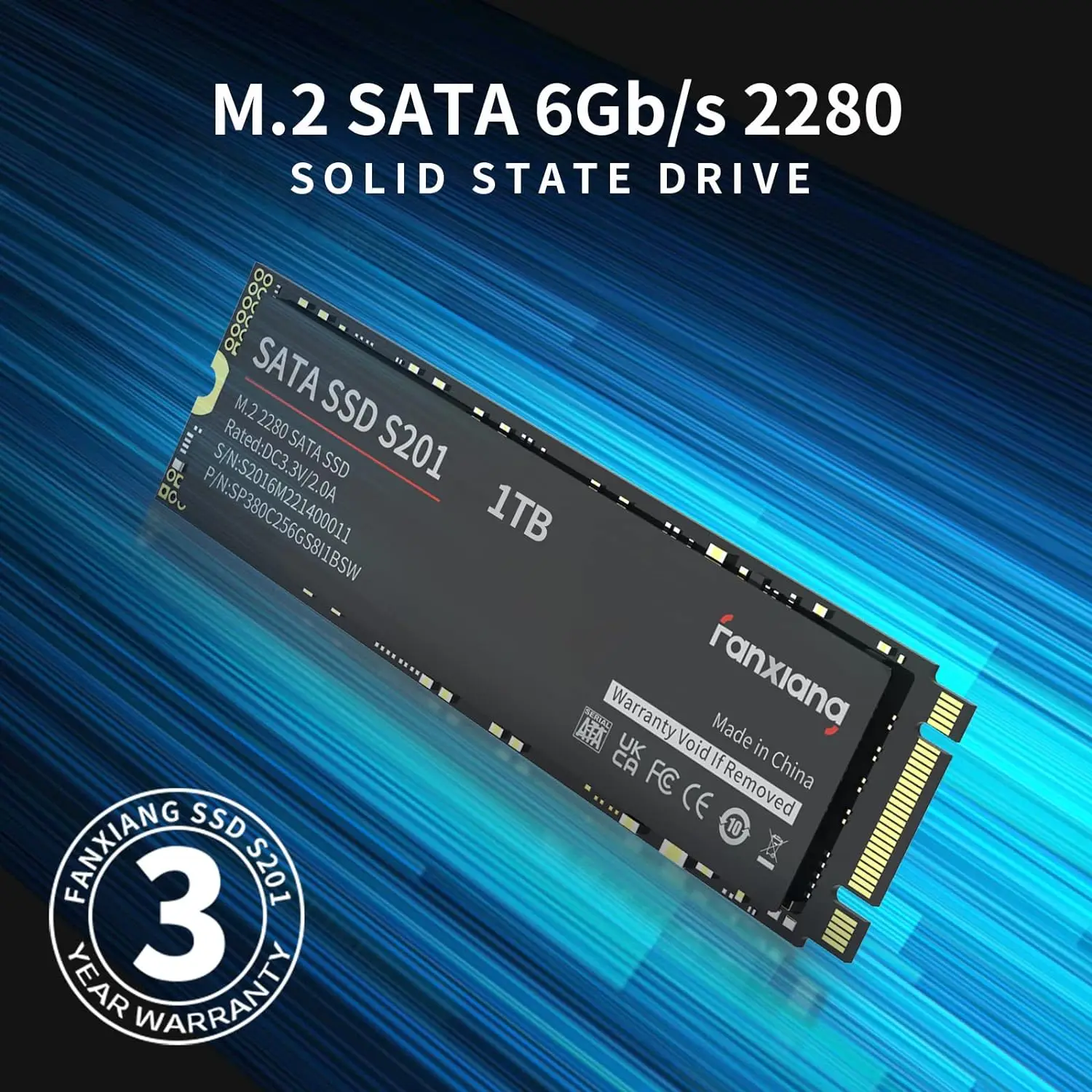 Fanxiang S201 M.2 SATA SSD - 1TB, 512GB, 256GB High Speed Solid State Drive - Image 2