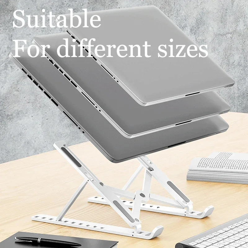 Foldable Adjustable Laptop Stand - Portable Holder for MacBook & Laptops - Image 3