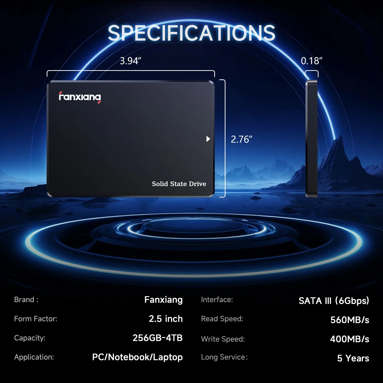High Speed 2.5 Inch SATA SSD – 256GB to 4TB 560MB/s - Image 5