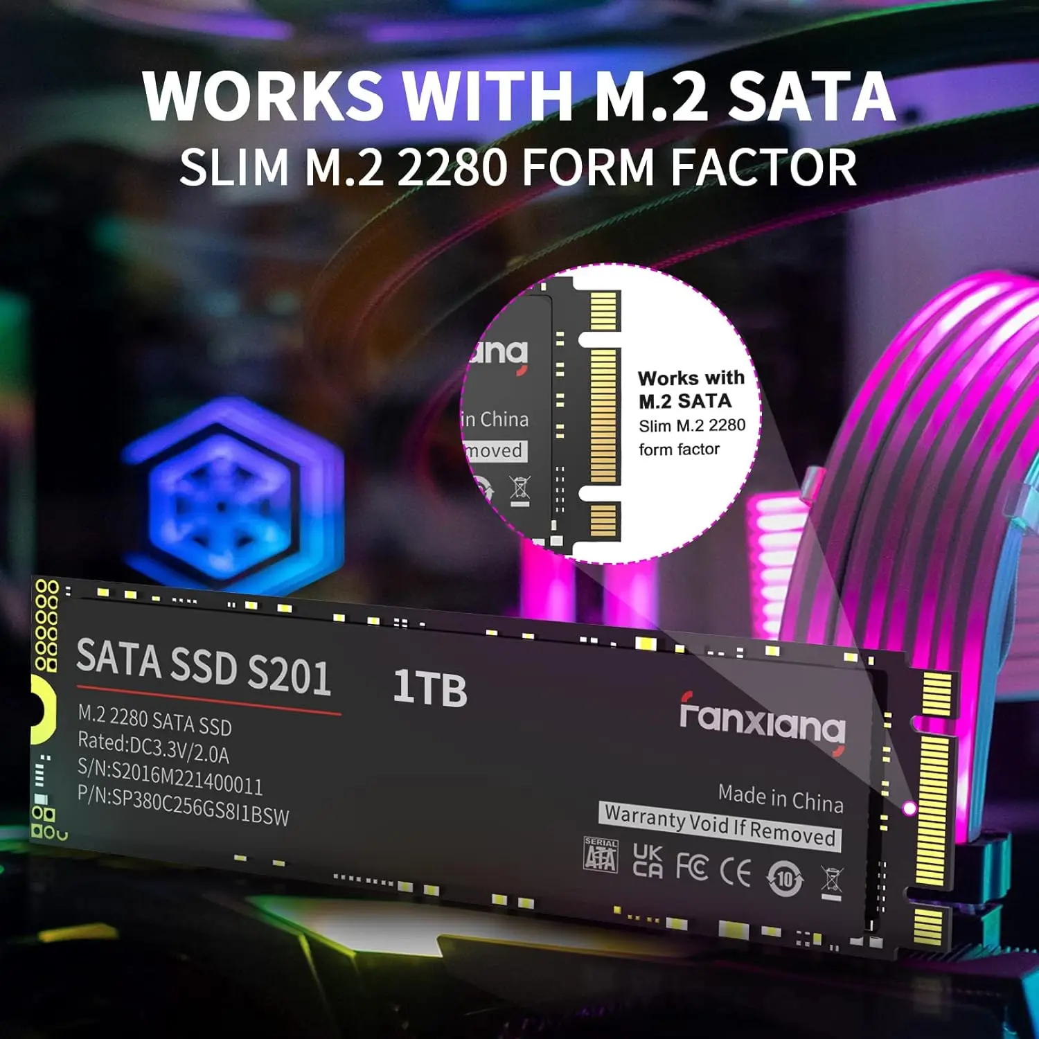 Fanxiang S201 M.2 SATA SSD - 1TB, 512GB, 256GB High Speed Solid State Drive - Image 4