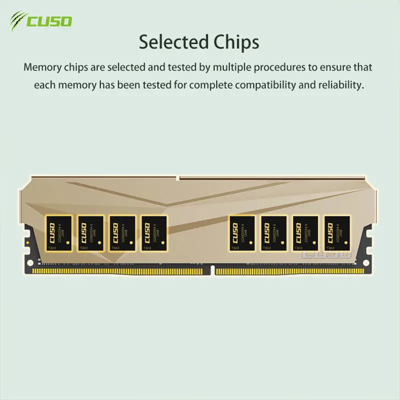 CUSO Night Owl DDR4 RAM 8GB 2666/3000/3200MHz - High Performance Memory - Image 4