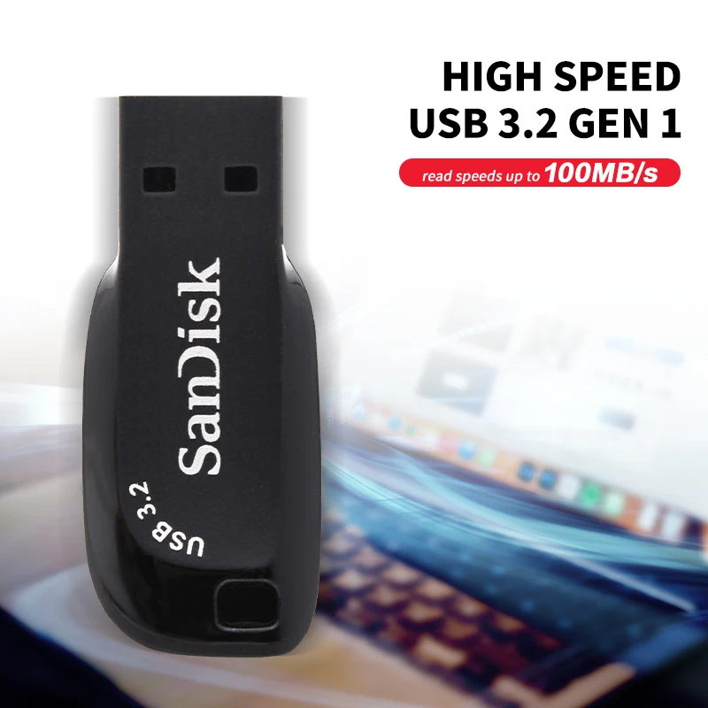 SanDisk Ultra Shift USB 3.2 Flash Drive 32GB 64GB 128GB 256GB Portable Pen Drive for Computer original Memory Stick U Disk - Image 4