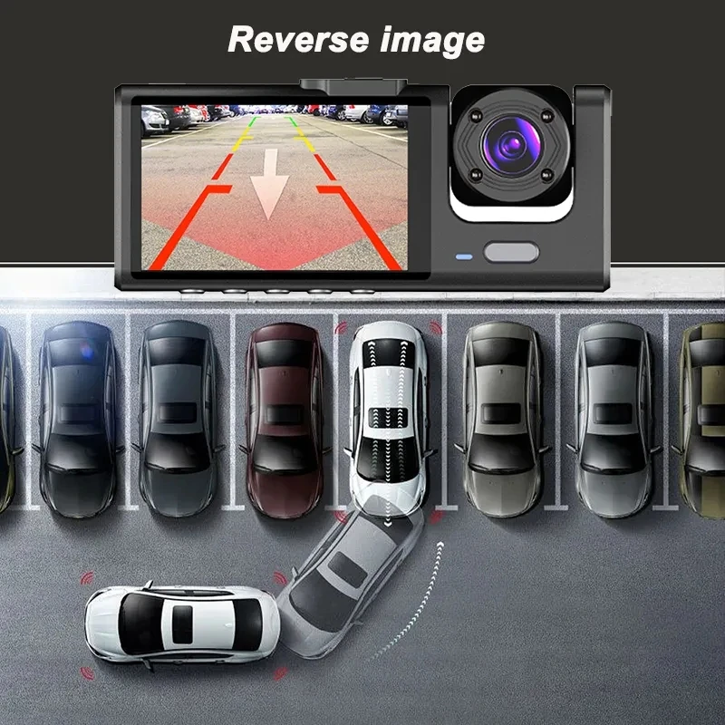 1080P Car DVR 3-Camera Dash Cam with IR Night Vision - Image 6