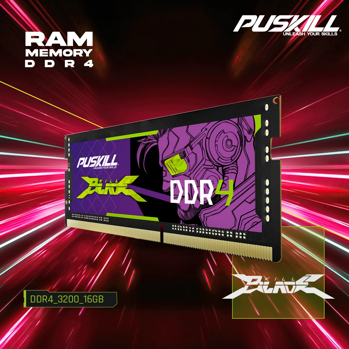 PUSKILL DDR4 SODIMM Laptop RAM – 4GB/8GB/16GB - Image 5
