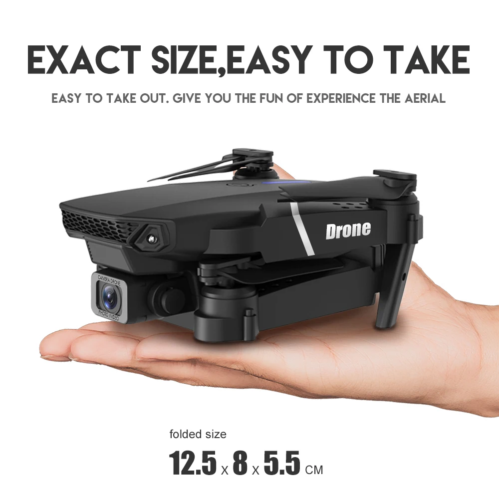 Foldable HD Camera Drone with WiFi FPV – E88Pro 4K - Image 4