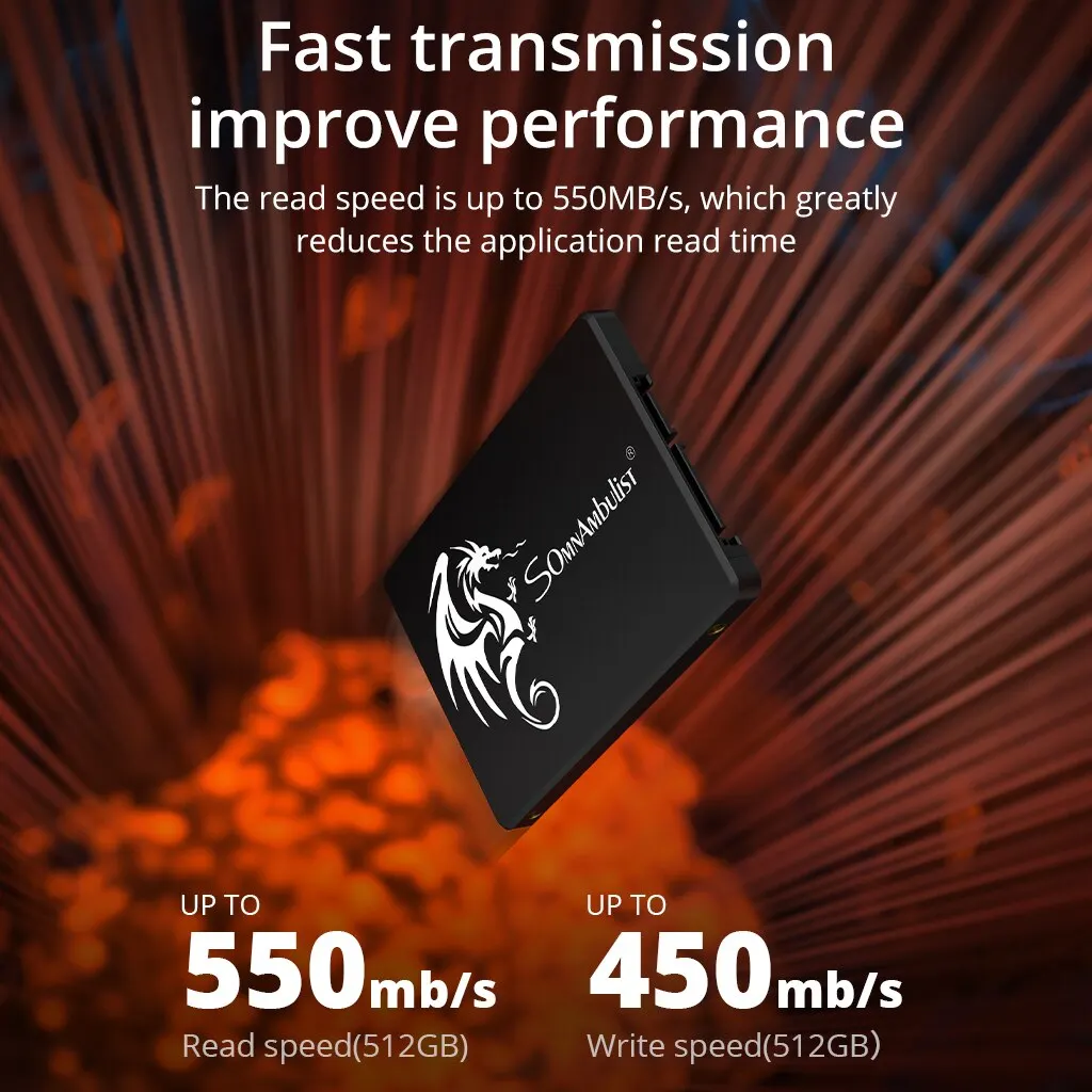 SomnAmbulist SATA3 SSD - 120GB to 2TB Internal Solid State Drive - Image 5