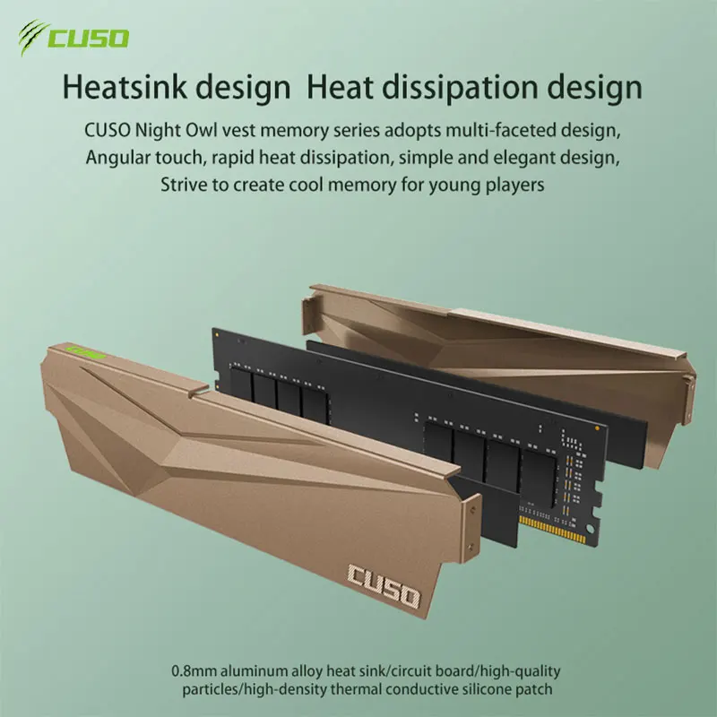 CUSO Night Owl DDR4 RAM 8GB 2666/3000/3200MHz - High Performance Memory - Image 5