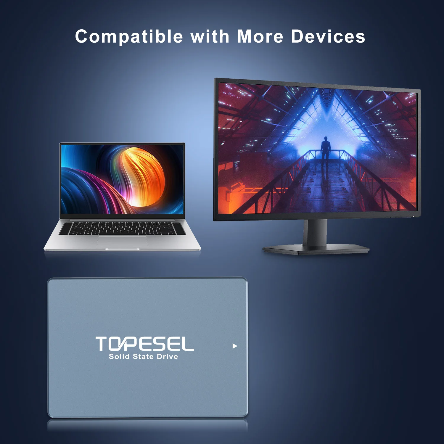 TOPESEL SATA SSD 512GB & 256GB - High-Speed 2.5 Inch Solid State Drive - Image 6