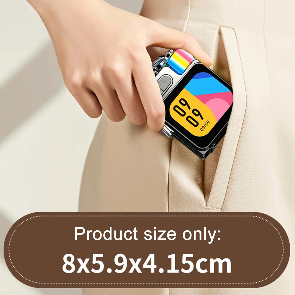 Wireless Bluetooth Metal Speaker with RGB Lighting, Smart LED Display & Subwoofer - Image 6